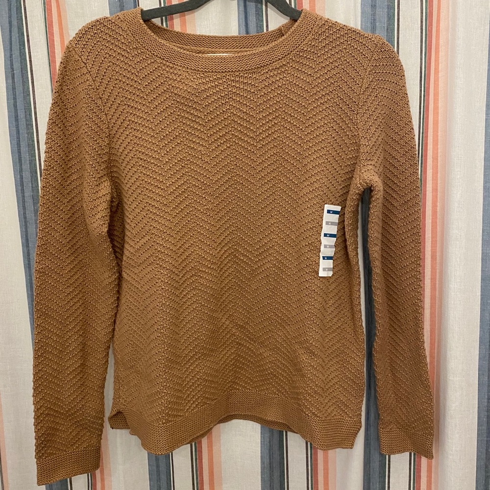 NWT Tan Knit Sweater